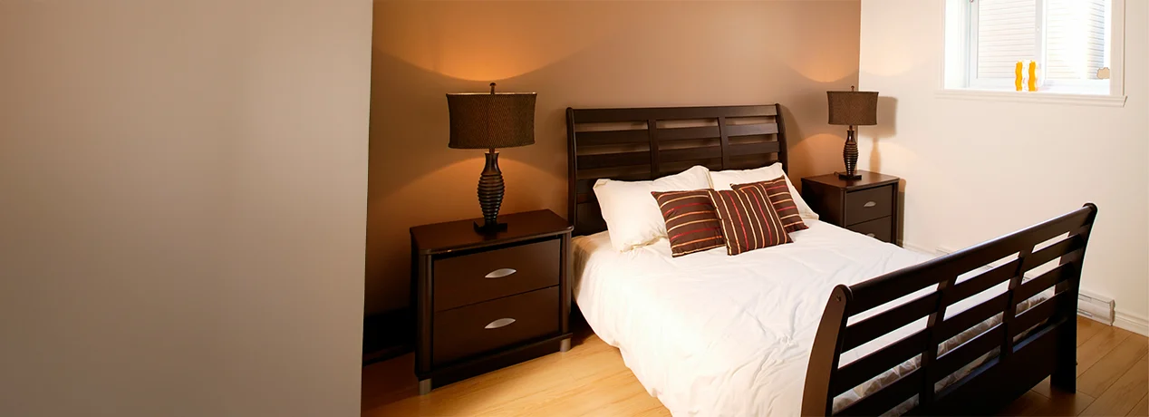 Dormitorio moderno color marron