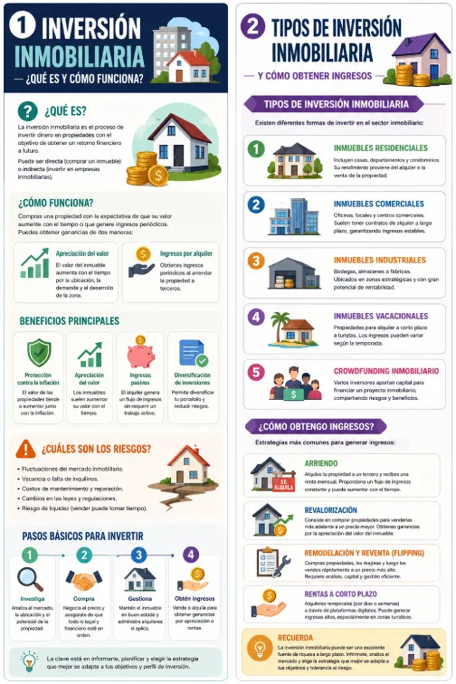 ¿Cómo funciona la Inversión Inmobiliaria?
