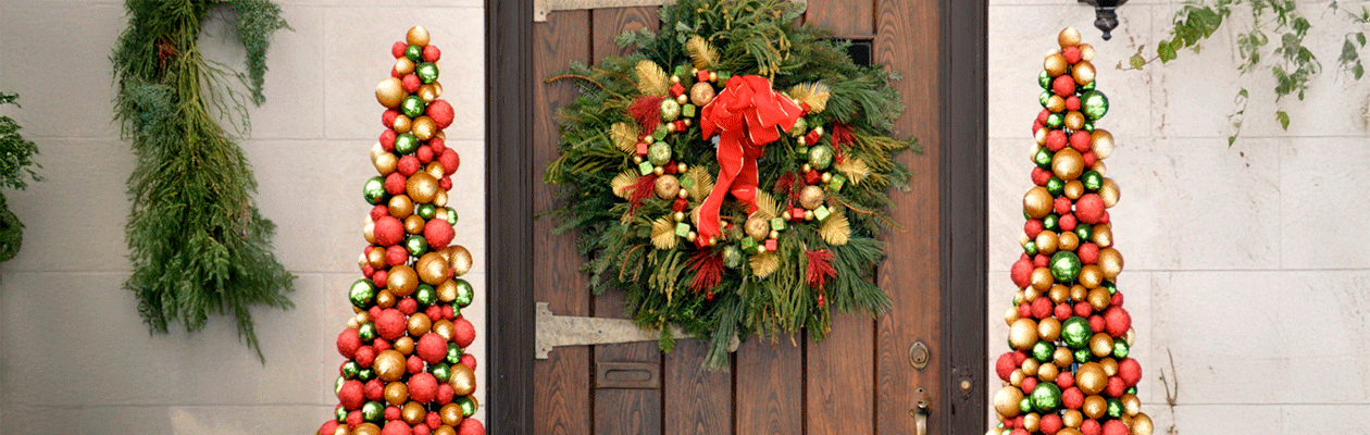 Puertas navideñas