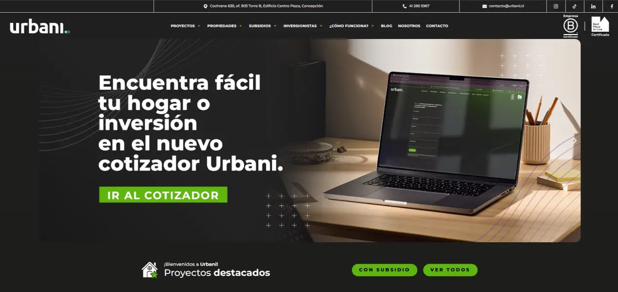 Portal Inmobiliario de Urbani